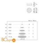 Спот (точечный светильник) Fabbian Cricket D60 G01 43 - Схема