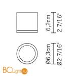 Спот (точечный светильник) Fabbian Cricket D60 G06 99 - Схема