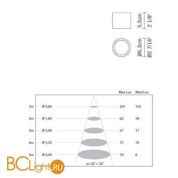 Спот (точечный светильник) Fabbian Cricket D60 G10 60 - Схема