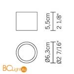 Спот (точечный светильник) Fabbian Cricket D60 G10 99 - Схема