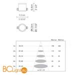 Встраиваемый светильник Fabbian Cricket D60 G11 11 - Схема