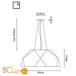 Подвесной светильник Fabbian Crio D81 A13 69 - Схема