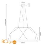 Подвесной светильник Fabbian Crio D81 A03 48 - Схема
