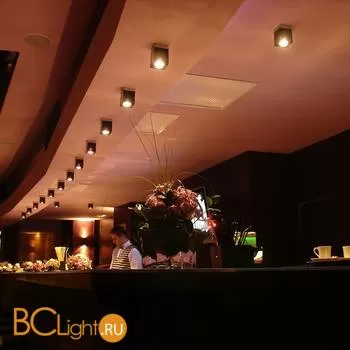 Спот (точечный светильник) Fabbian Cubetto Black Glass D28 E01 02 - Фото 0