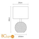 Настольная лампа Fabbian Diamond D82 B01 02 - Схема