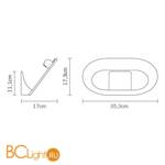 Бра Fabbian Domina D94 D01 01 - Схема