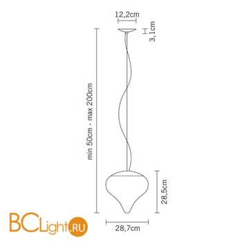 Подвесной светильник Fabbian Dune D86 A03 01 - Схема