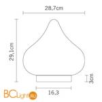 Настольная лампа Fabbian Dune D86 B03 01 - Схема