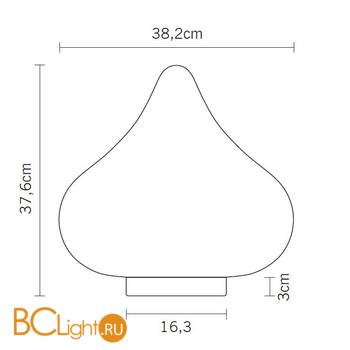 Настольная лампа Fabbian Dune D86 B05 01 - Схема