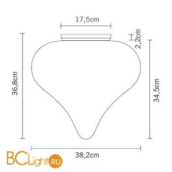 Потолочный светильник Fabbian Dune D86 E03 01 - Схема