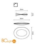 Бра Fabbian Enck F17 G03 01 - Схема