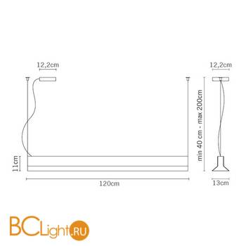 Подвесной светильник Fabbian Factory D83 A03 02 - Схема