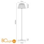 Торшер Fabbian Flow D87 C01 01 - Схема