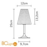 Настольная лампа Fabbian Flow D87 B01 01 - Схема