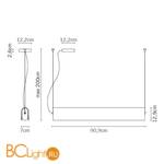 Подвесной светильник Fabbian Folio D80 A01 00 - Схема