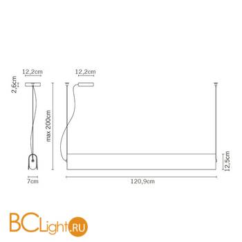 Подвесной светильник Fabbian Folio D80 A03 00 - Схема