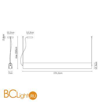 Подвесной светильник Fabbian Folio D80 A05 00 - Схема
