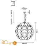 Подвесной светильник Fabbian Giro F30 A03 01 - Схема