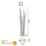 Торшер Fabbian Giunco F14C03 01 - Схема