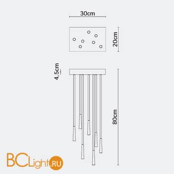 Потолочный светильник Fabbian Giunco F14 E01 01 - Схема