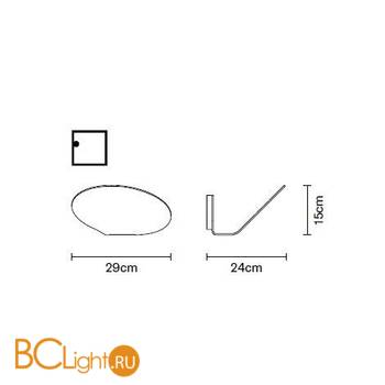 Настенный светильник Fabbian Glu F31 D01 01 - Схема