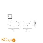 Настенный светильник Fabbian Glu F31 D01 01 - Схема