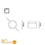 Настенный светильник Fabbian Jazz D52G06 00 - Схема