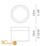 Настенный светильник Fabbian Jazz D52 G07 00 - Схема