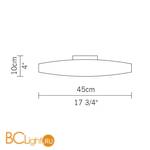 Настенно-потолочный светильник Fabbian Kika D31 G01 01 - Схема