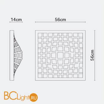 Настенно-потолочный светильник Fabbian Kwark F13 G01 01 - Схема