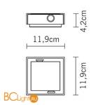 Настенно-потолочный светильник Fabbian Leto D88 G05 99 - Схема
