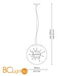 Подвесной светильник Fabbian Link D30 A01 00 - Схема