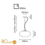 Подвесной светильник Fabbian Lumi F07 A09 01 - Схема