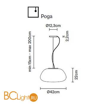 Подвесной светильник Fabbian Lumi F07 A13 01 - Схема