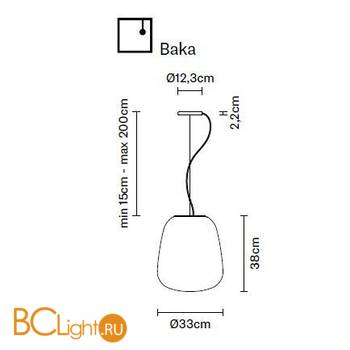 Подвесной светильник Fabbian Lumi F07 A15 01 - Схема