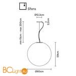 Подвесной светильник Fabbian Lumi F07A27 01 - Схема