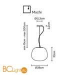 Подвесной светильник Fabbian Lumi F07 A37 01 - Схема