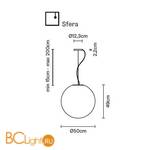 Подвесной светильник Fabbian Lumi F07 A49 01 - Схема