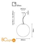 Подвесной светильник Fabbian Lumi F07 A51 01 - Схема