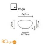 Настольная лампа Fabbian Lumi F07 B19 01 - Схема