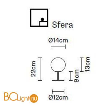 Настольная лампа Fabbian Lumi F07 B27 01 - Схема