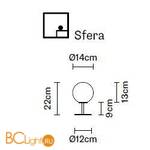 Настольная лампа Fabbian Lumi F07 B27 01 - Схема