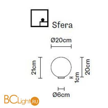Настольная лампа Fabbian Lumi F07 B29 01 - Схема