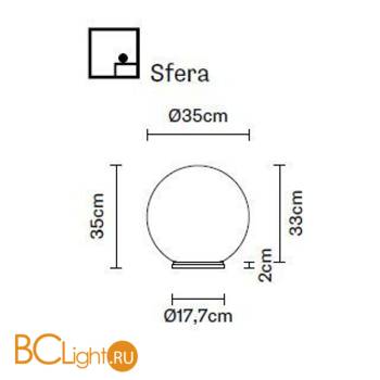 Настольная лампа Fabbian Lumi F07 B33 01 - Схема