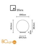 Настольная лампа Fabbian Lumi F07 B35 01 - Схема