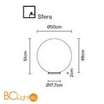Настольная лампа Fabbian Lumi F07 B37 01 - Схема