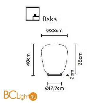 Настольная лампа Fabbian Lumi F07 B41 01 - Схема