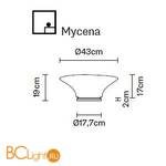 Настольная лампа Fabbian Lumi F07 B53 01 - Схема