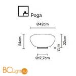 Настольная лампа Fabbian Lumi F07 B55 01 - Схема