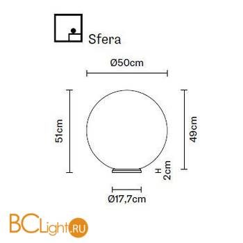 Настольная лампа Fabbian Lumi F07 B61 01 - Схема